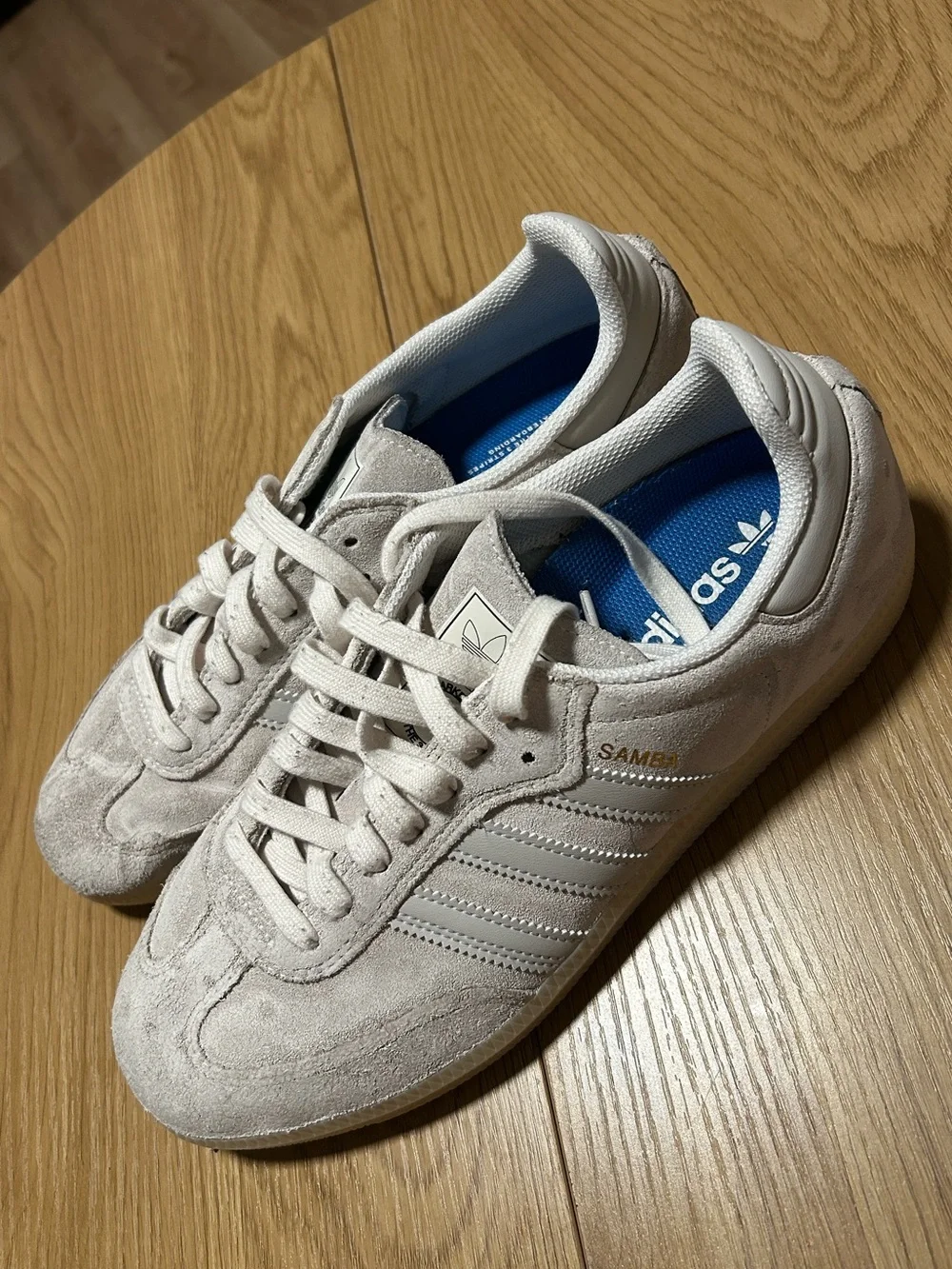 Adidas Samba Men’s White Suede Samba Sneakers